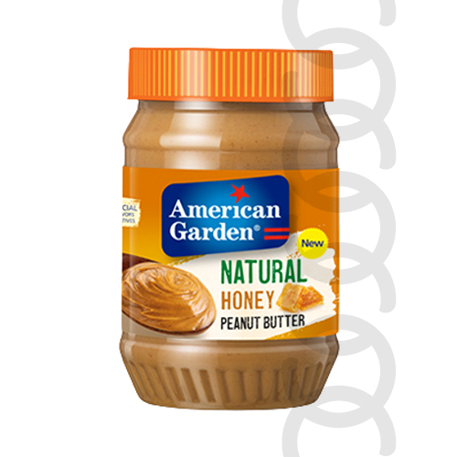 [BAKE00008] American Garden Natural Peanut Butter Honey 16OZ