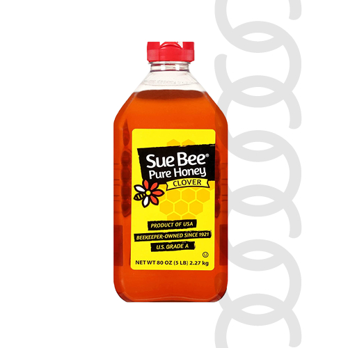 [BAKE00024] Sue Bee Clover Honey Plastic Jug