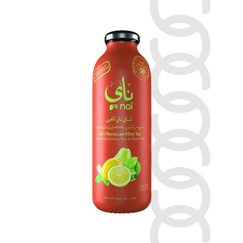 [BEV00047] Nai Moroccan Mint Tea Infused with Lemon Pear & Monk Fruit