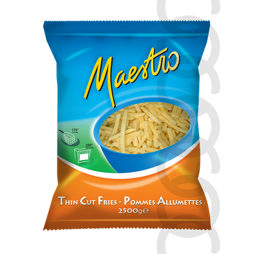 [FAV00023] Maestro Non-coated French Fries 7MM