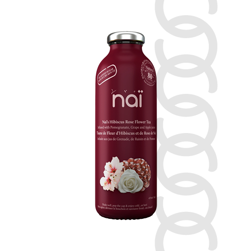 [BEV00045] Nai Hibiscus Flower Tea Infused with Pomegranate, Rose Water, Grape & Apple