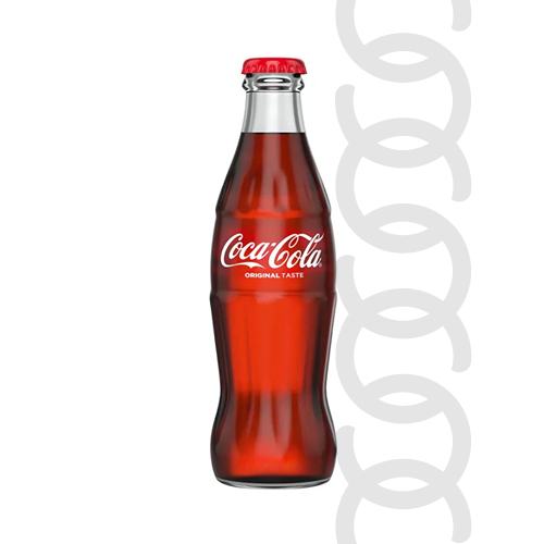 [BEV00845] Coca Cola Glass Bottle