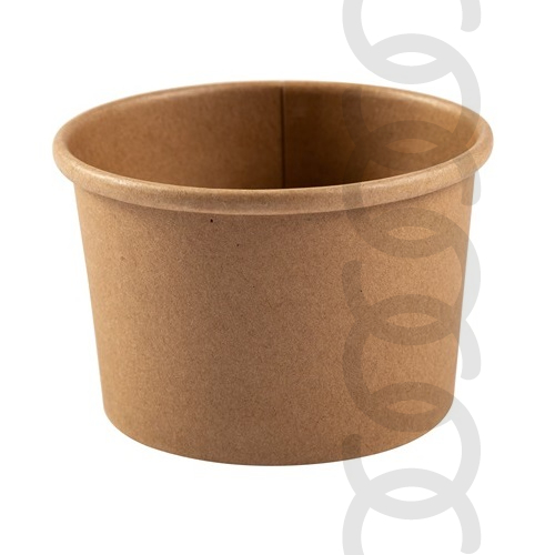 Round Cups Brown 8OZ