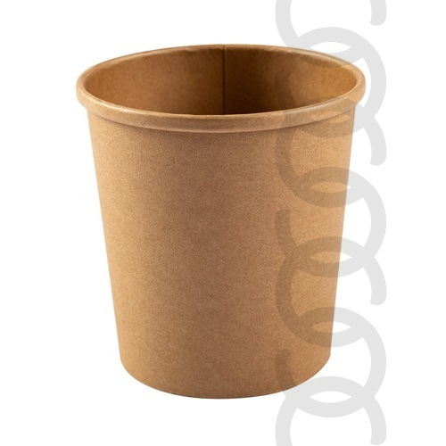 Round Cups Brown 16OZ
